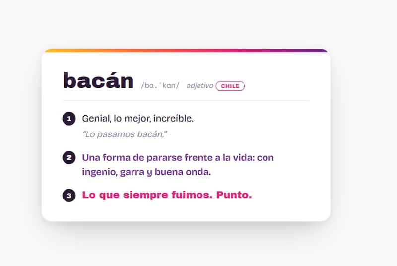 Qué significa bacán en Chile: del 'patrón' genovés al mejor elogio del país